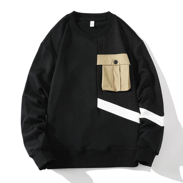 American Retro Crew Neck Long-sleeved Casual sweatshirt