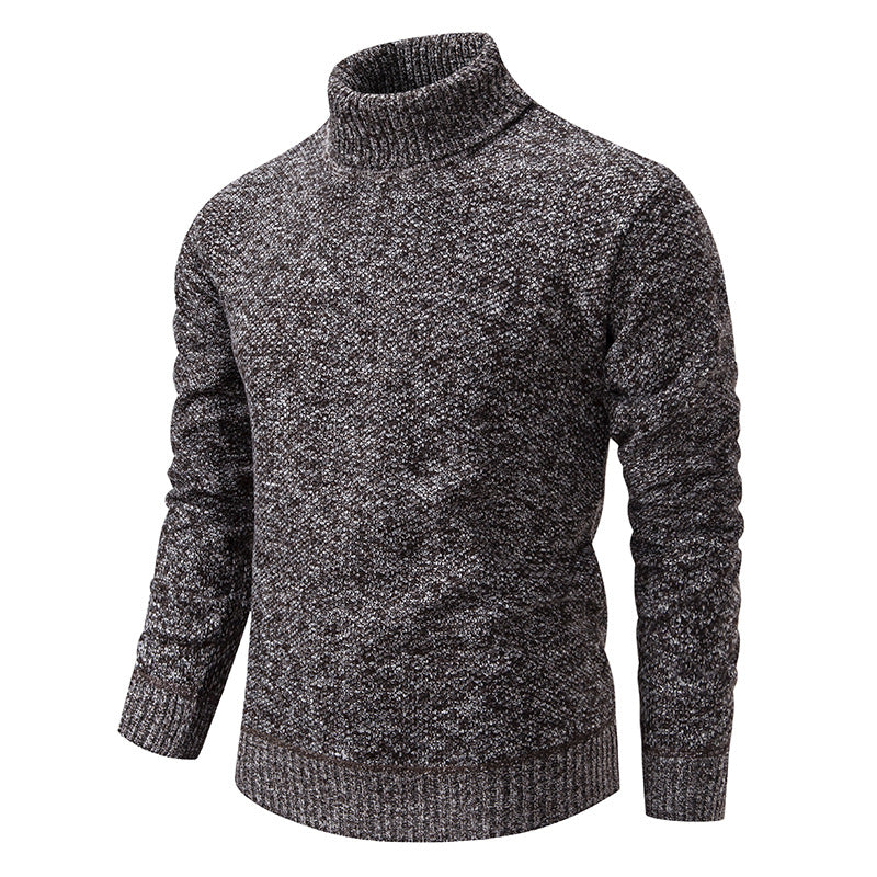 Men's Solid Color turtleneck Sweater