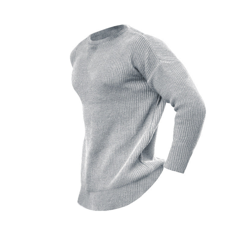 Maglione pullover lavorato a maglia alla moda da uomo