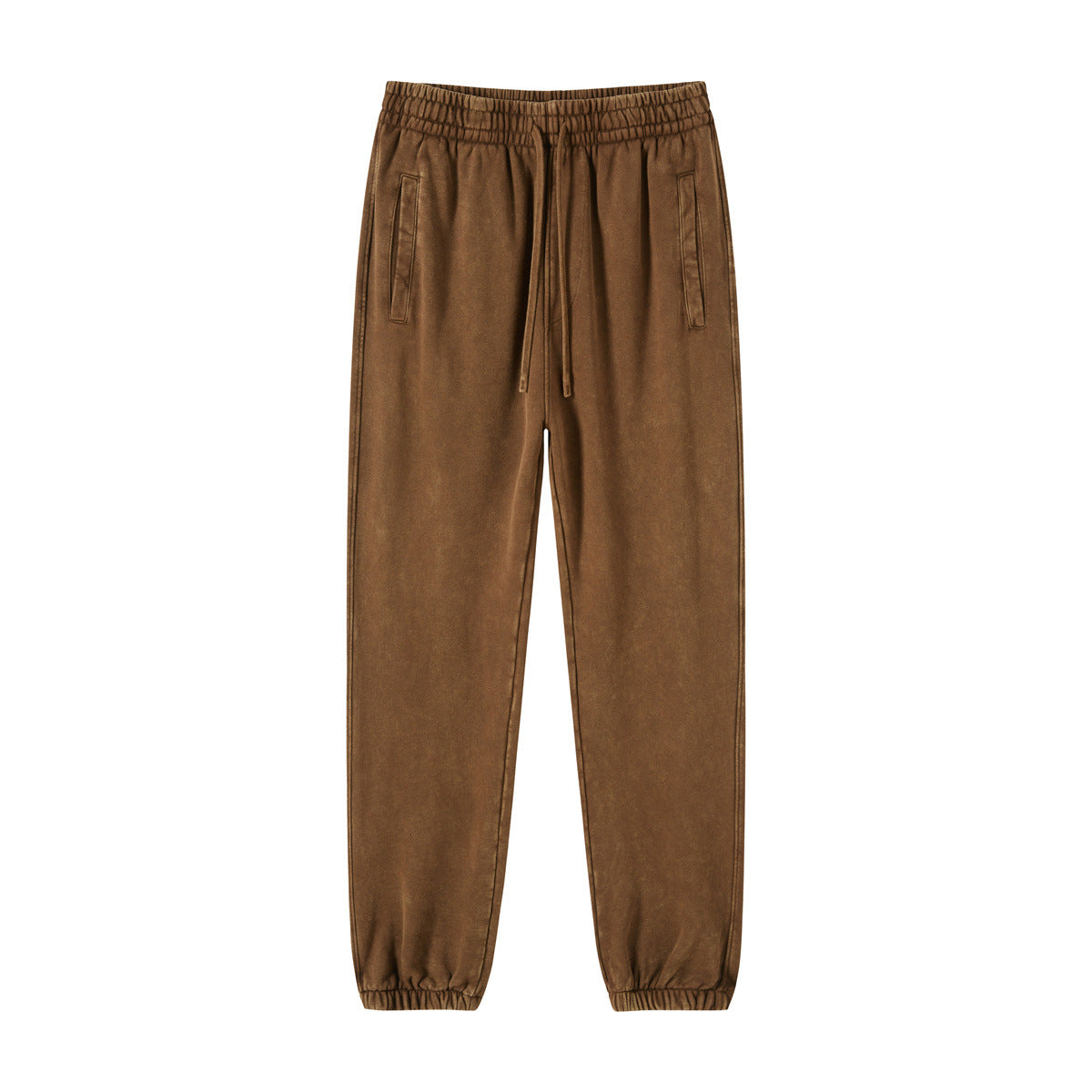 Waxed Old Loose Trousers Men's Wash Sweatpants