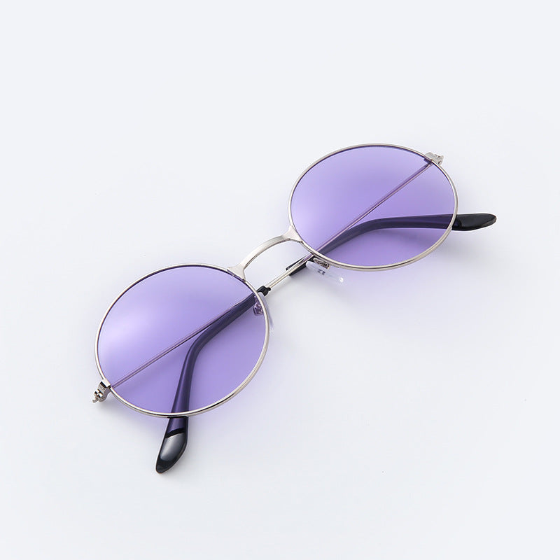 Men's Fashion Casual Color Round Sunglasses