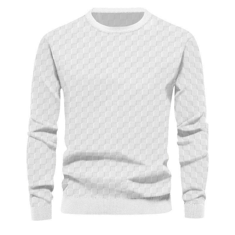 Maglione girocollo casual a maniche lunghe