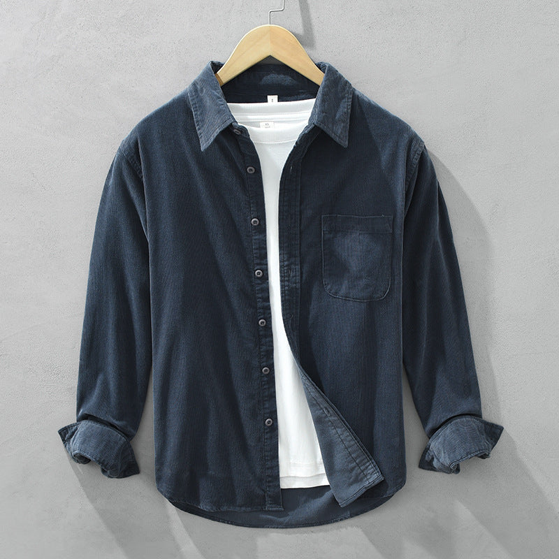 Men's Retro Corduroy Shirt