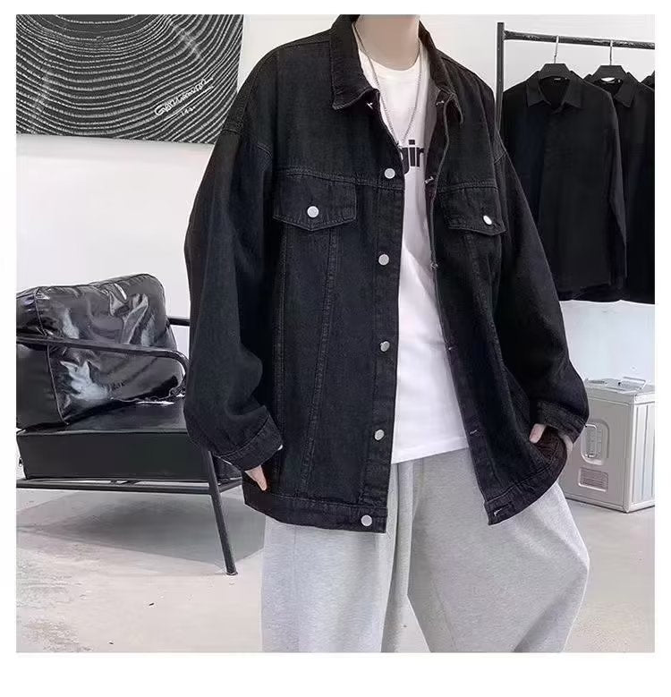 Ins Autumn Loose-fitting Denim Jacket