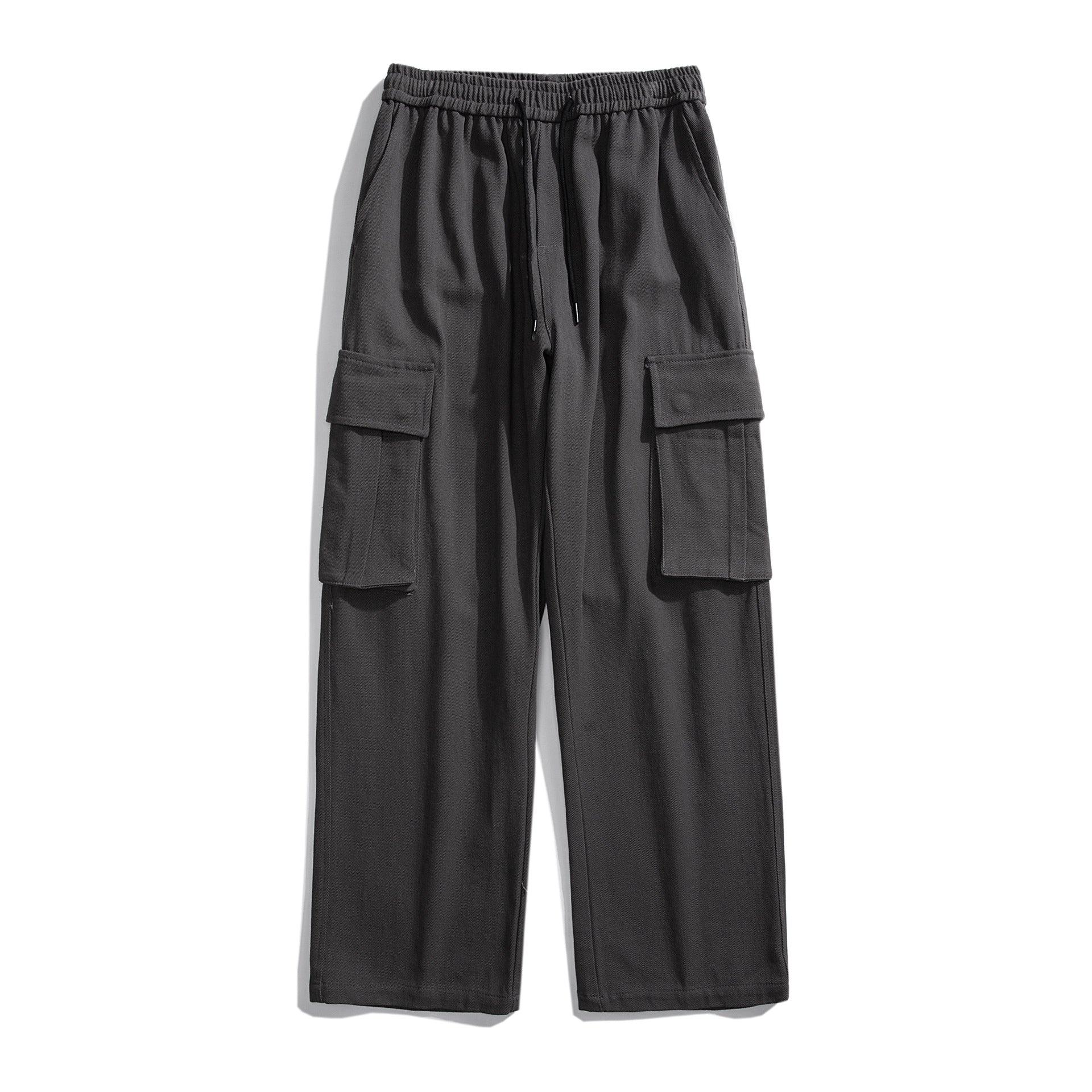 Retro Straight Cargo American Wide Leg Pants