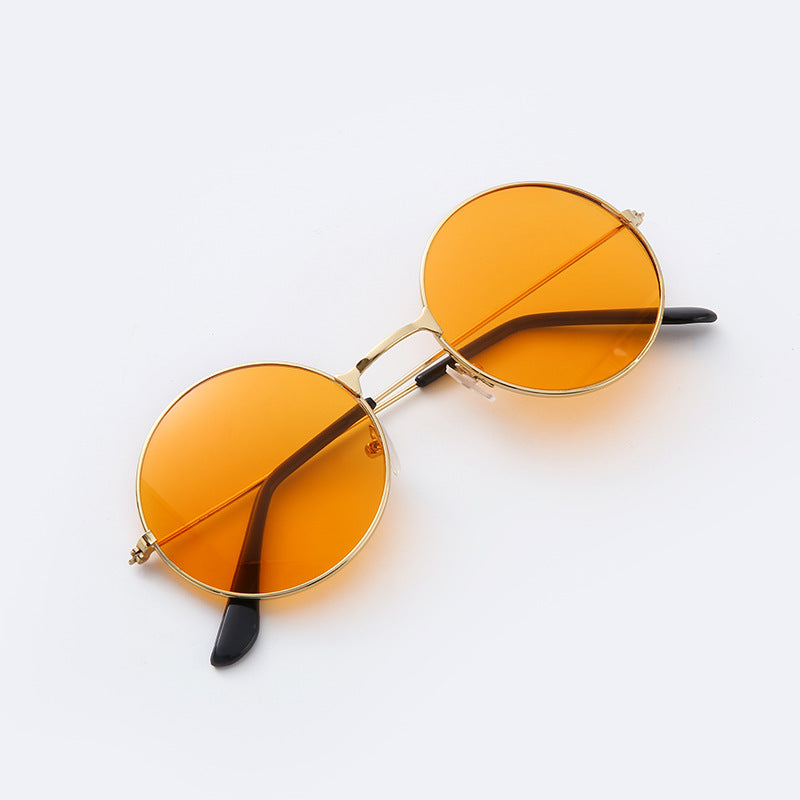 Men's Fashion Casual Color Round Sunglasses