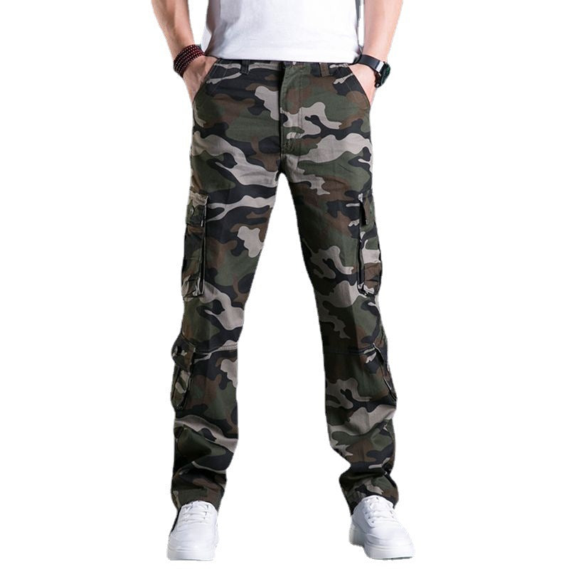 Men's Straight Outdoor Camouflage Pants