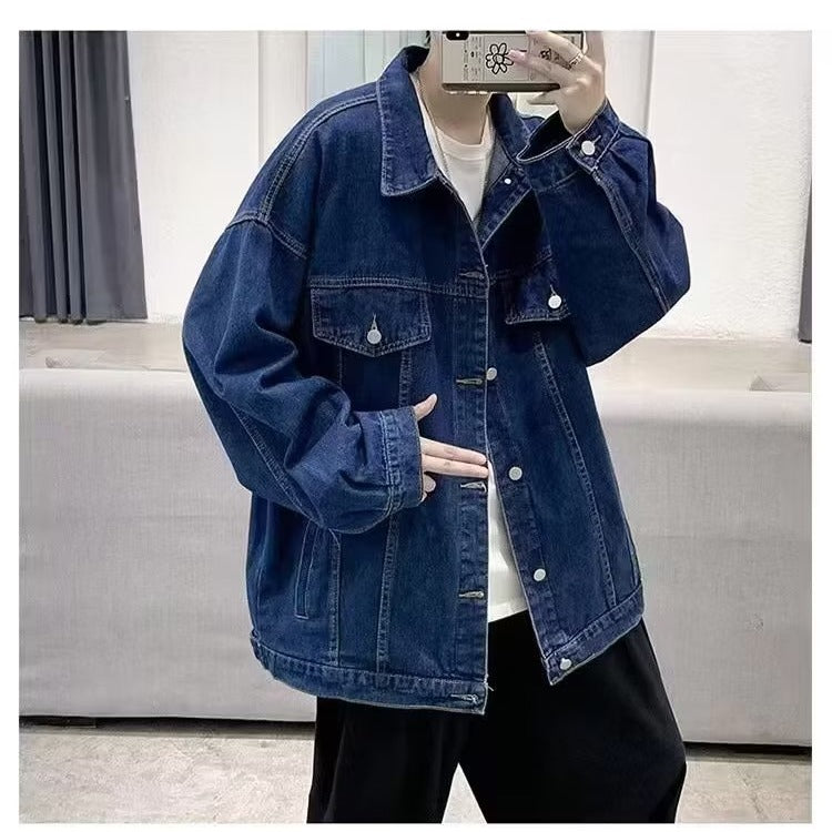 Ins Autumn Loose-fitting Denim Jacket