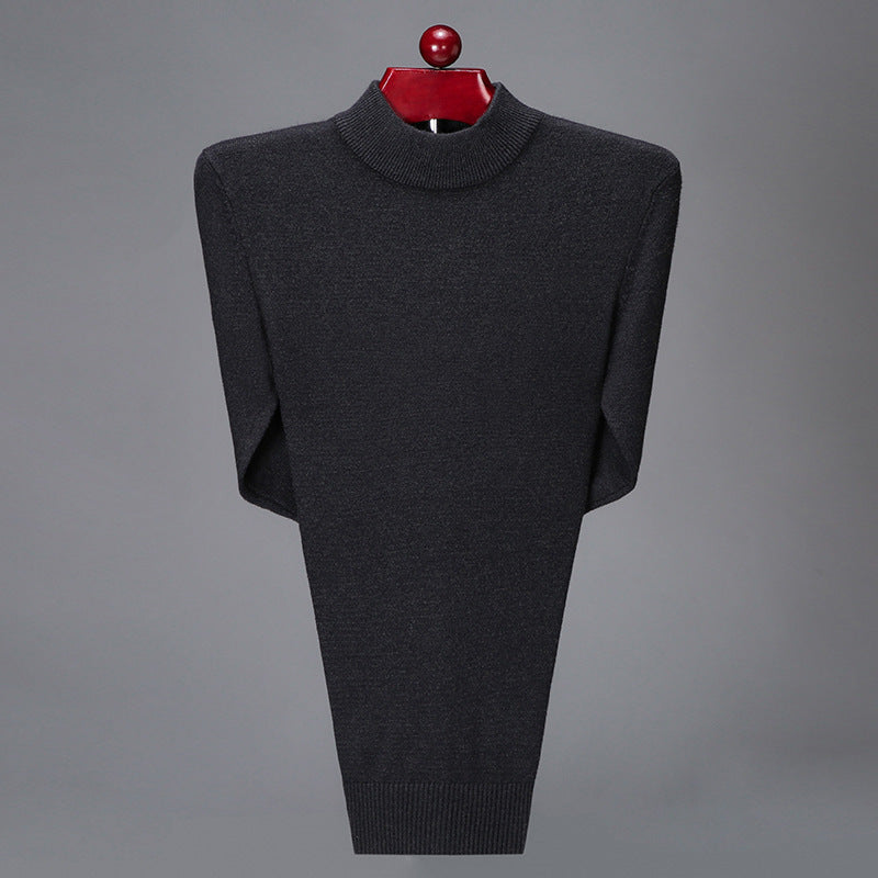 Men's Casual Mock Neck Sweater