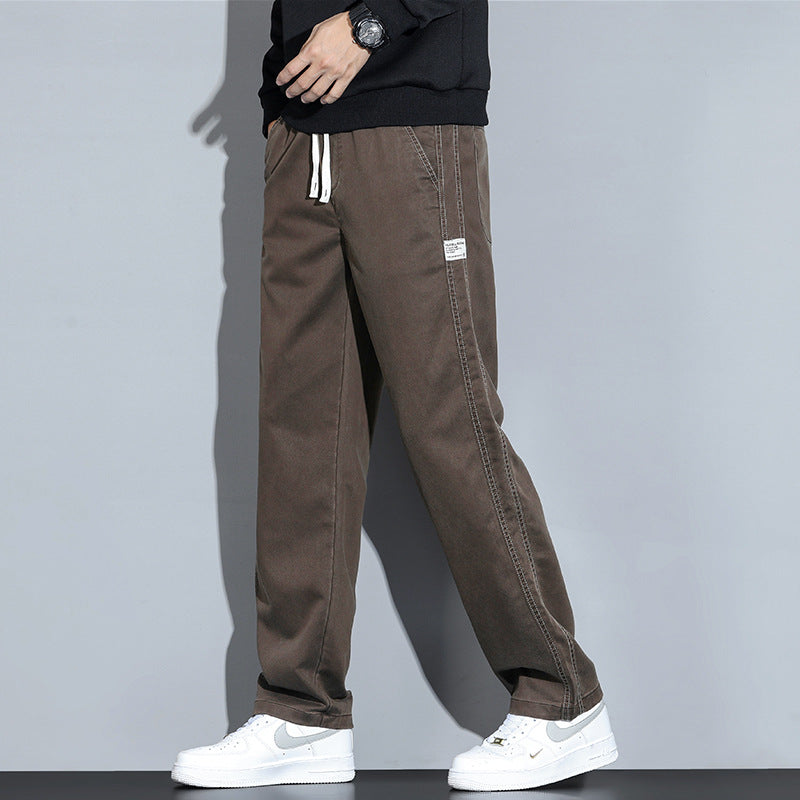 Men's Denim Loose Straight Trousers