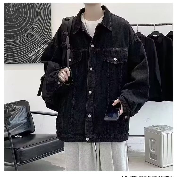 Ins Autumn Loose-fitting Denim Jacket