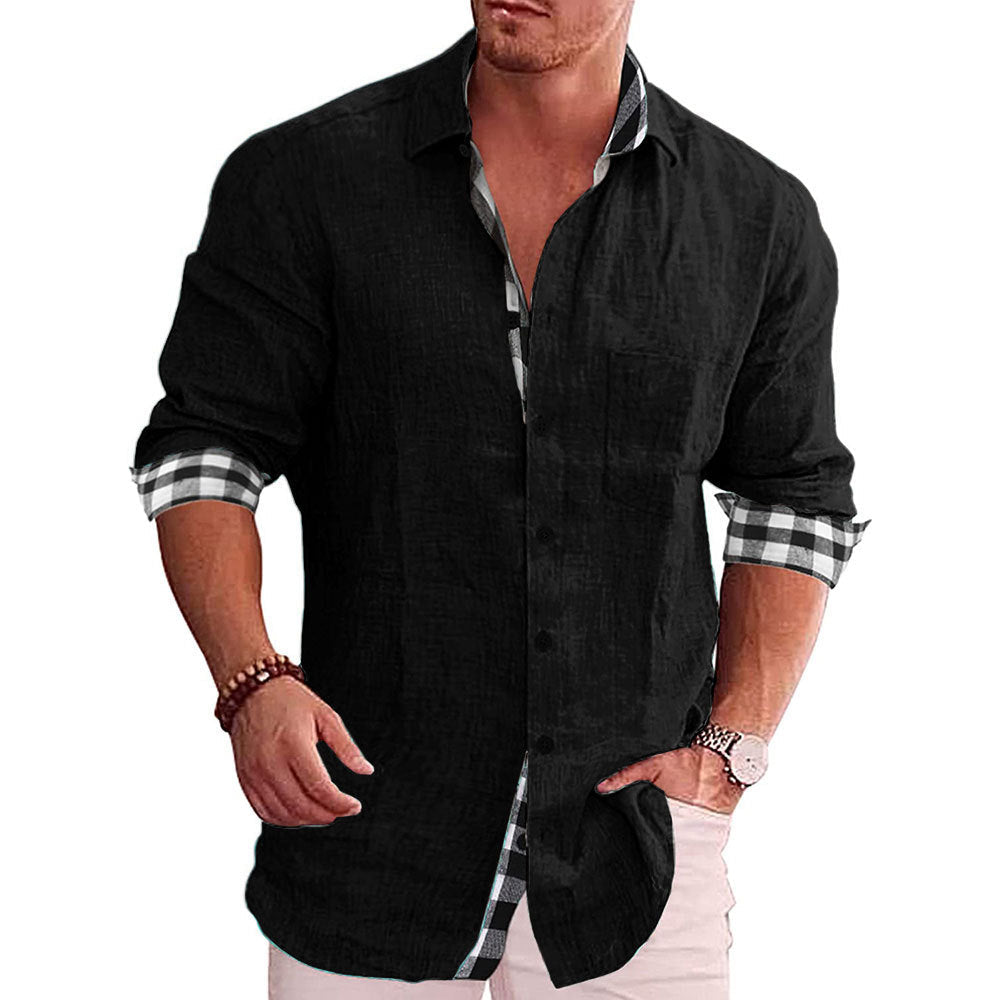 Men's Casual Long Sleeve summer shirt