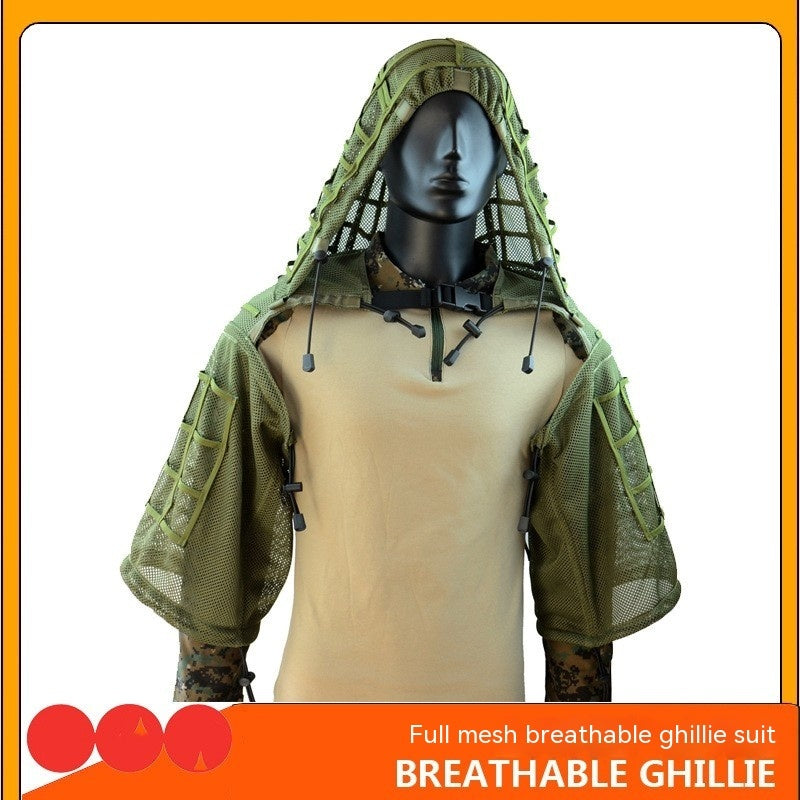 Mesh Breathable Tactical Ghillie Suit