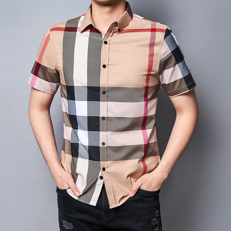 Business Casual Short Sleeve Sleeve Men