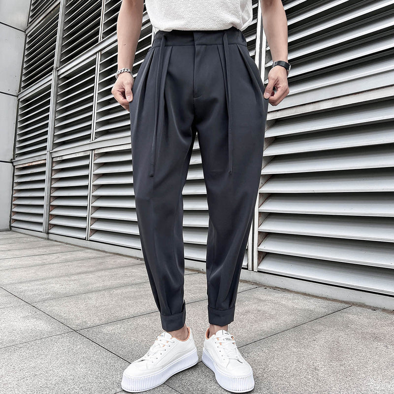 Slacks With Elastic Waists And Velcro Straps