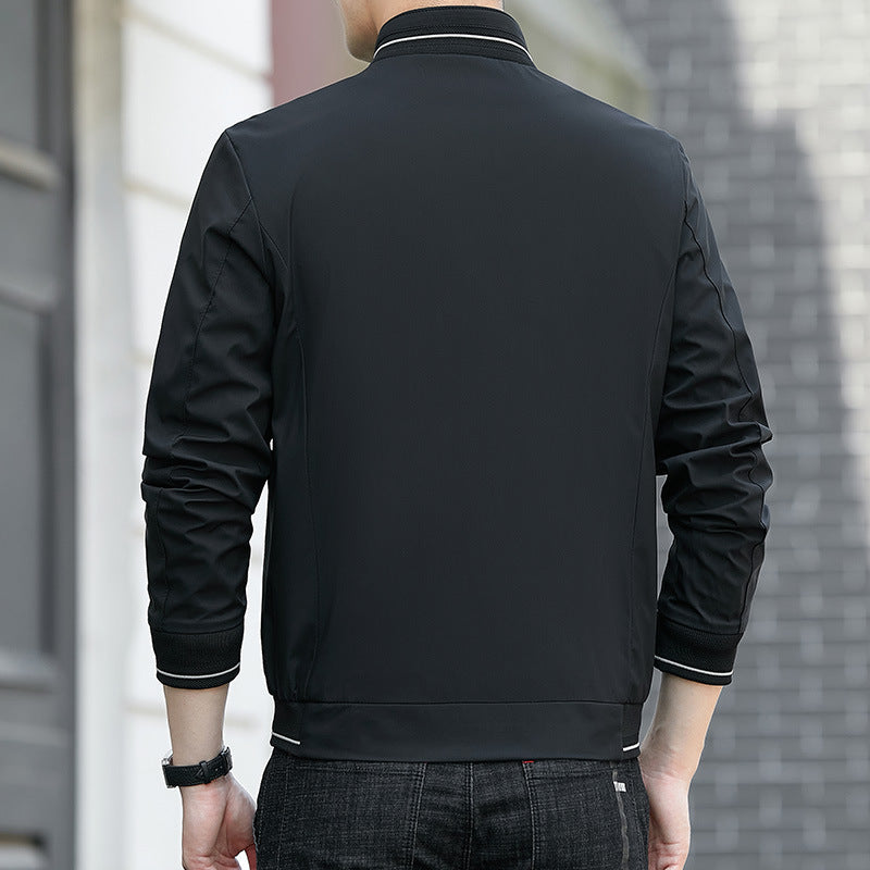 Casual slim jacket men