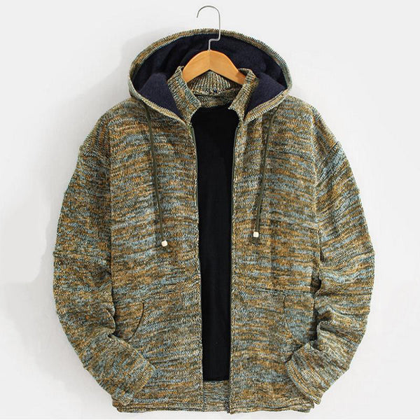 Men's Zipper Cardigan Sweater Coat