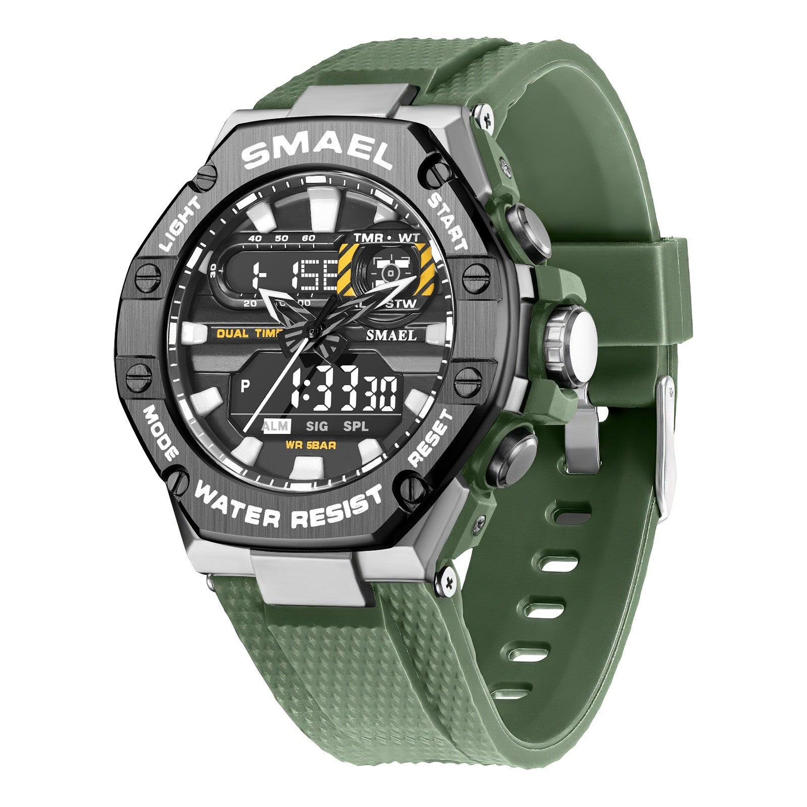 Digital Alloy Electronic Watch Men