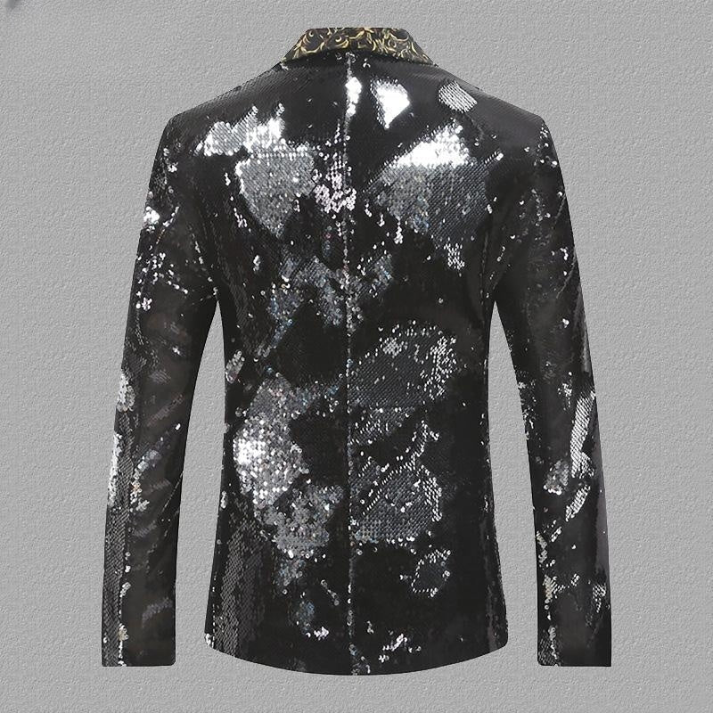 Sequined Turning Piece Performance Singer Host Stage Performance Suit