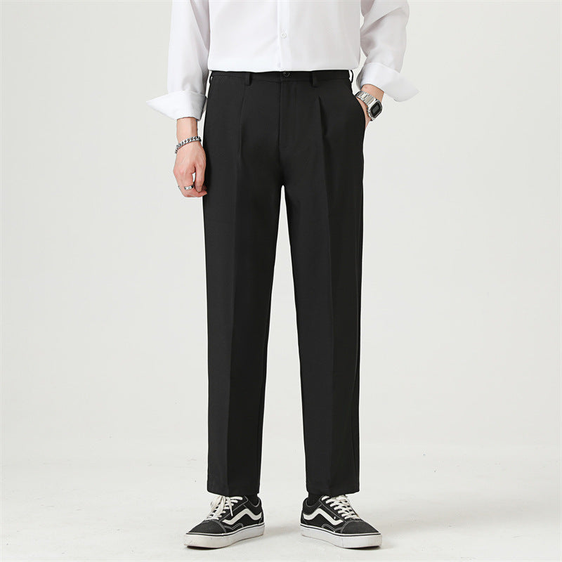 Men's Casual Business Ice Silk Trousers