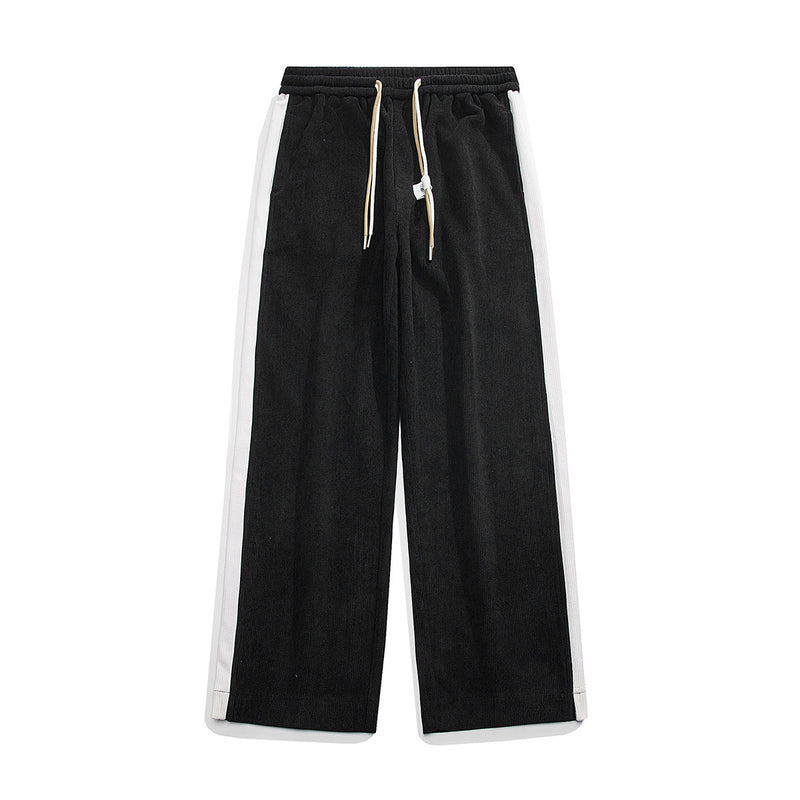 Corduroy American Thick Loose Mop Straight-leg Pants