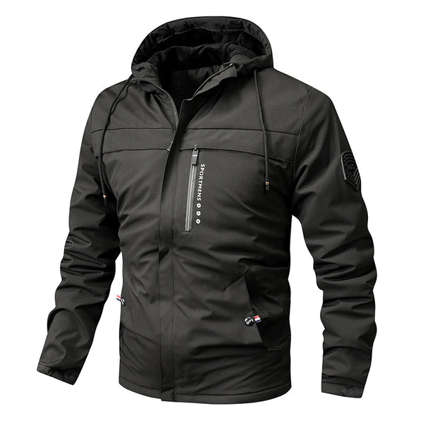Winter Plus Size Fleece Hooded shell Jacket