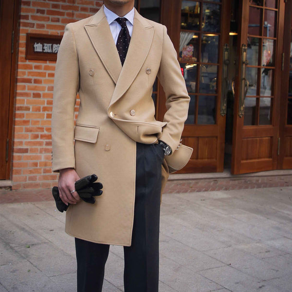 British Slim Fit Wool Coat