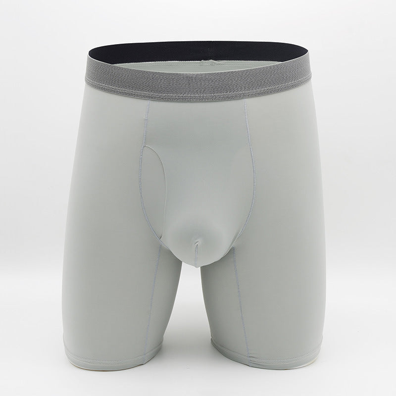 Men's Briefs With Long Flat Corner Ice Silk