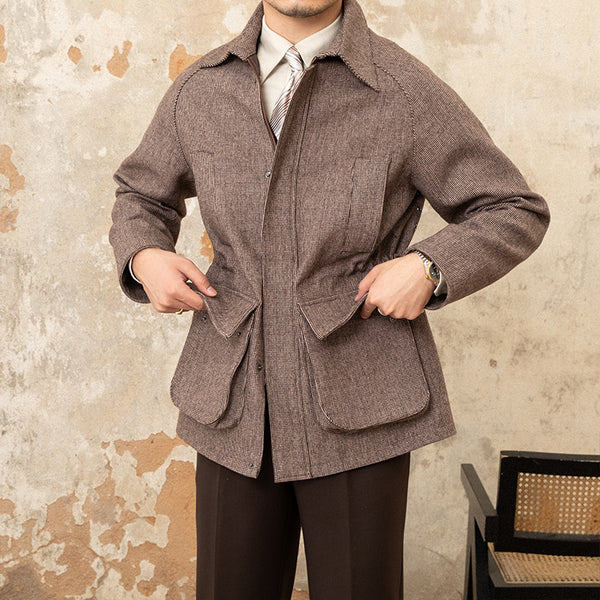Stylish Warm Men's Lapel Coat