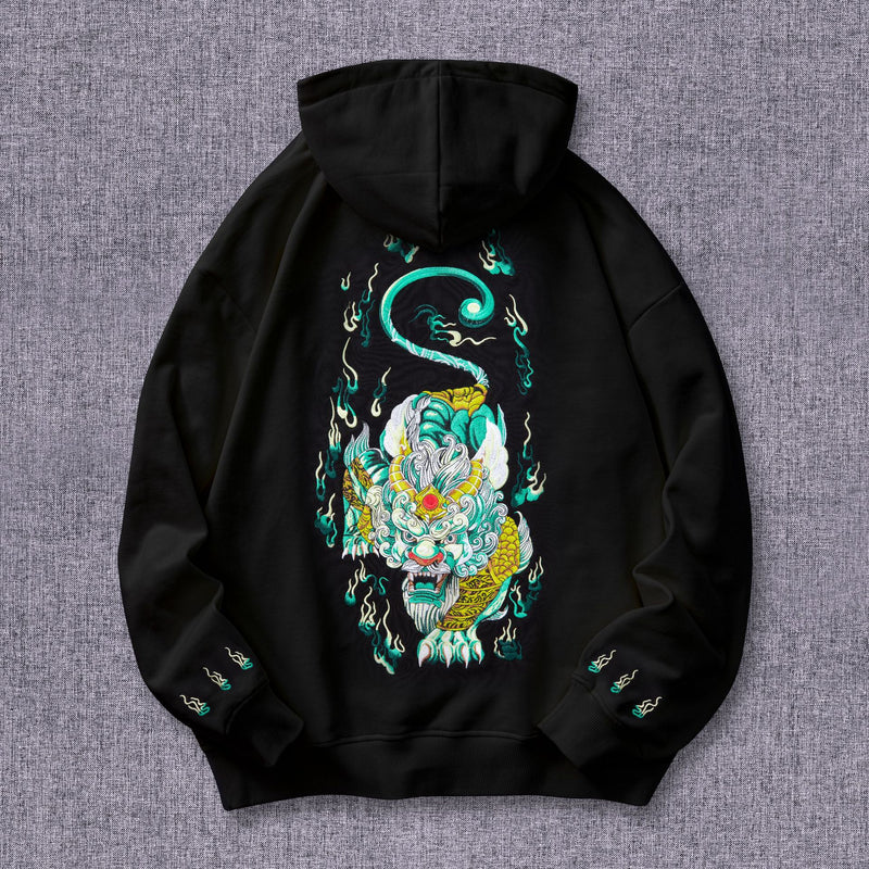 Men's Casual Heavy Embroidered Hoodie