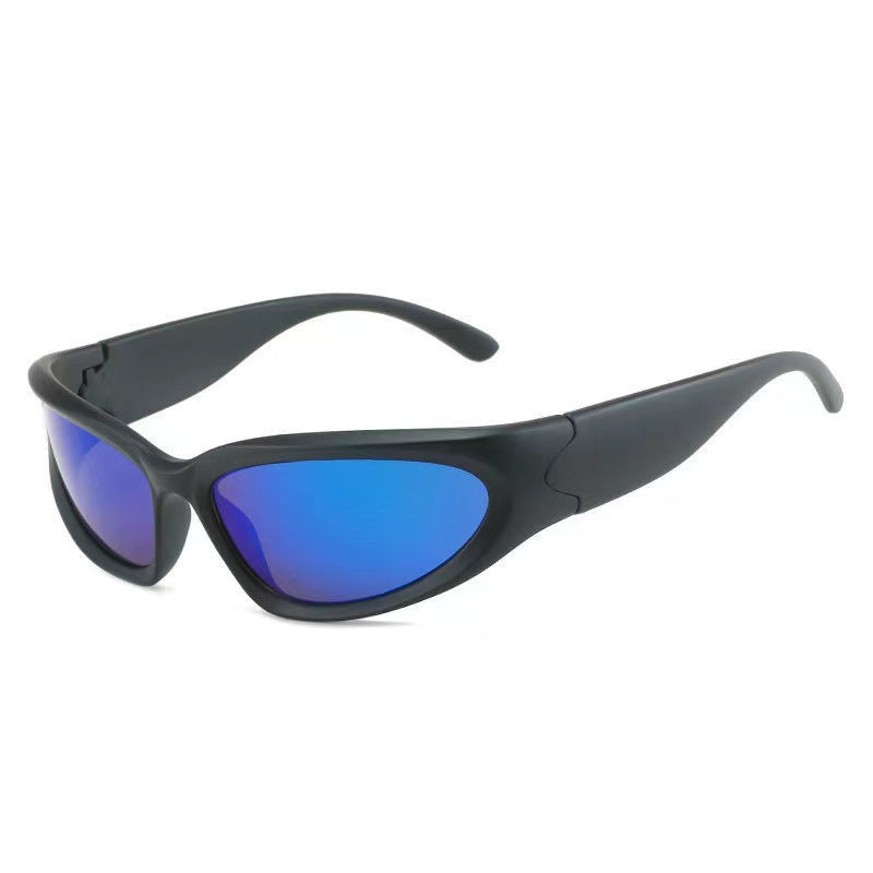 Fashion Steampunk Cycling Outdoor UV-proof Men's Sports Sunglasses