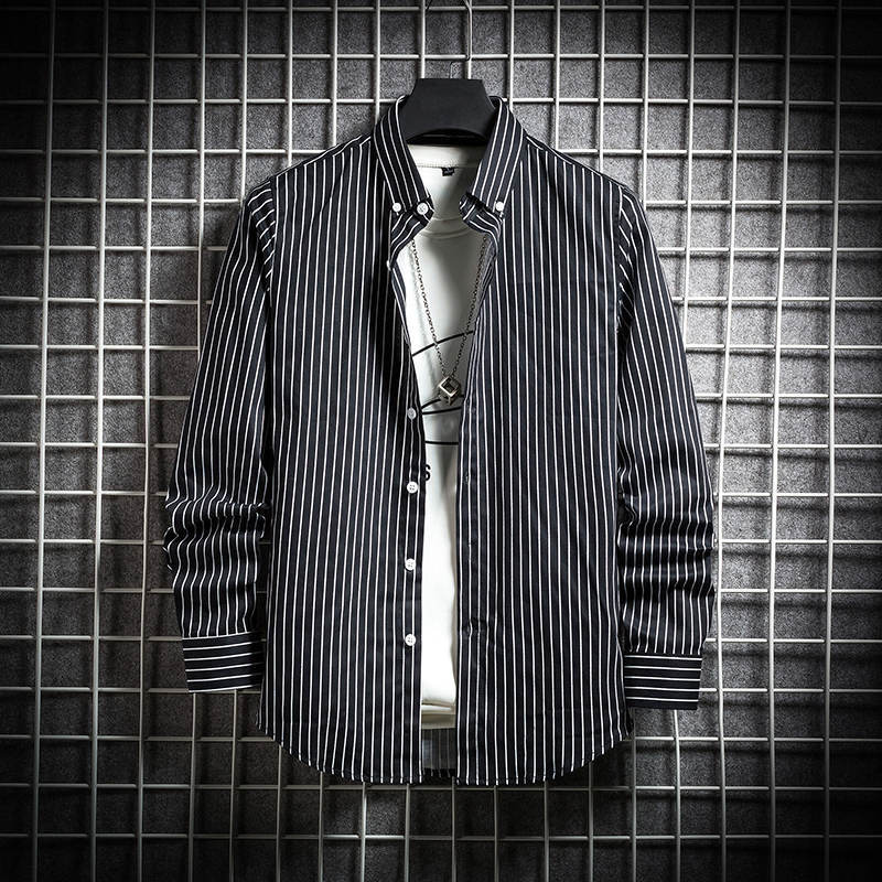 Slim striped Long-sleeved Shirt