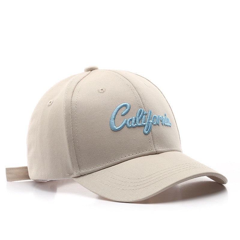 California Letter Embroidery Caps Outdoor Sports