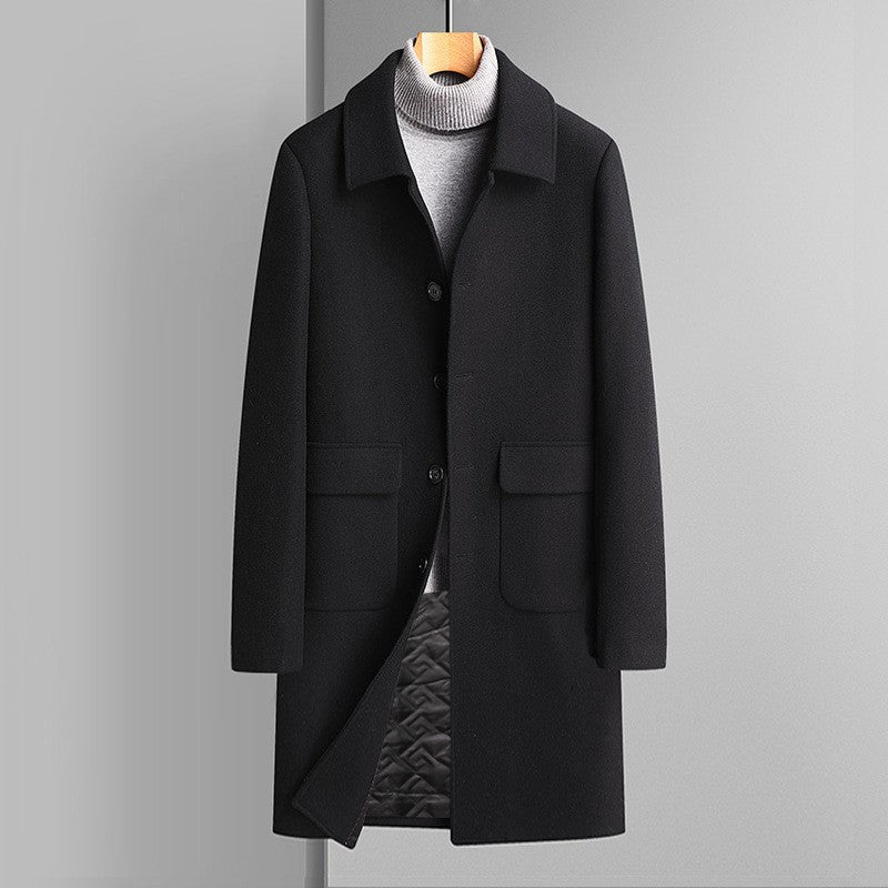 Wool Casual Winter Thickened Velvet Woolen Coat