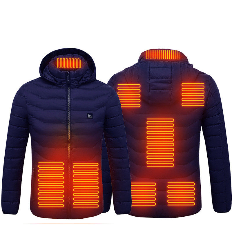 Chaqueta de algodón eléctrica con calefacción USB