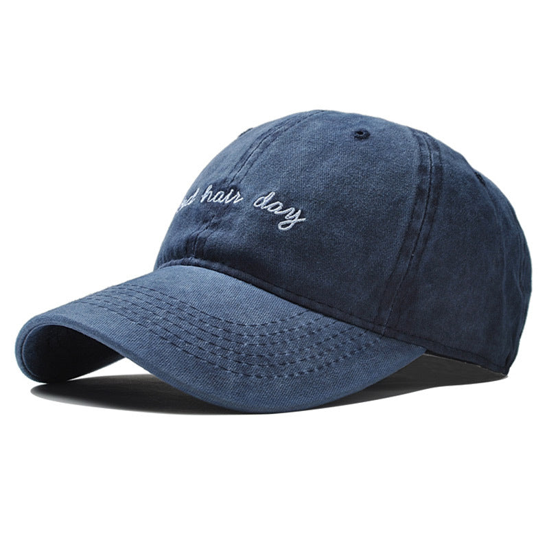 Embroidered Letter Baseball Cap