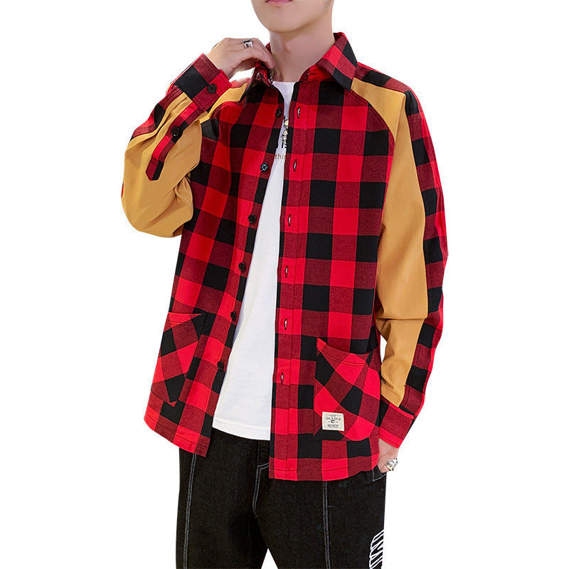 Men's New Plaid Shirt For Autumn And Winter