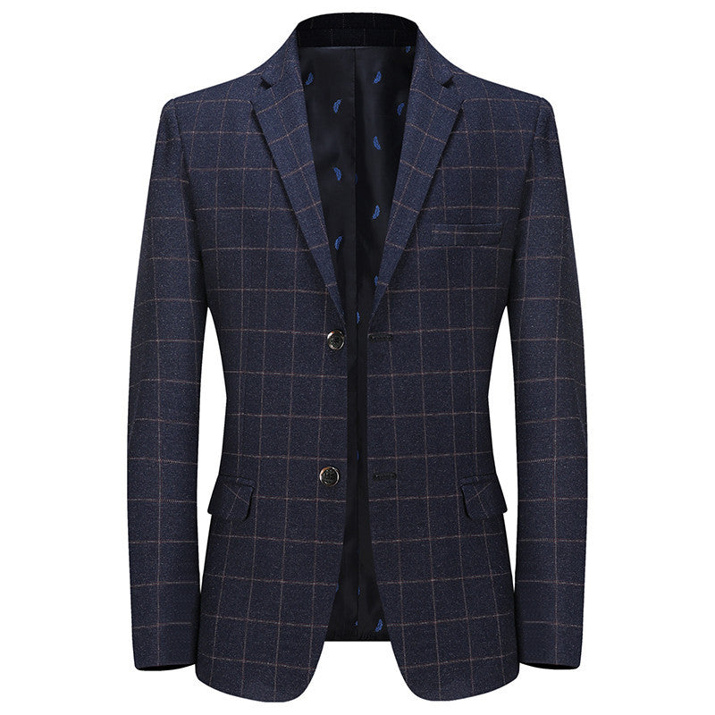 New Leisure plaid Suit jacket For Men