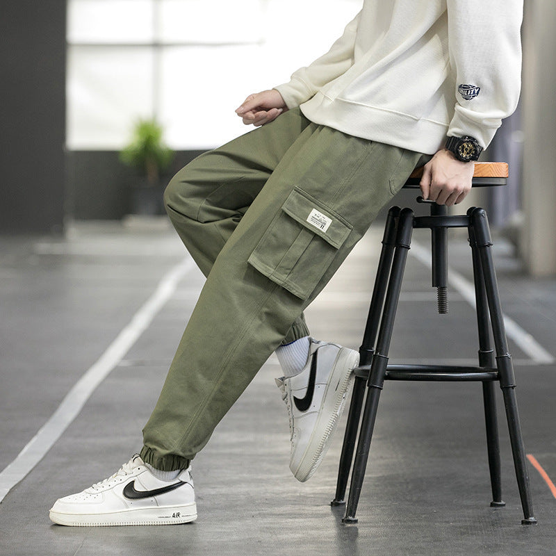 Men Streetwear Army Trousers