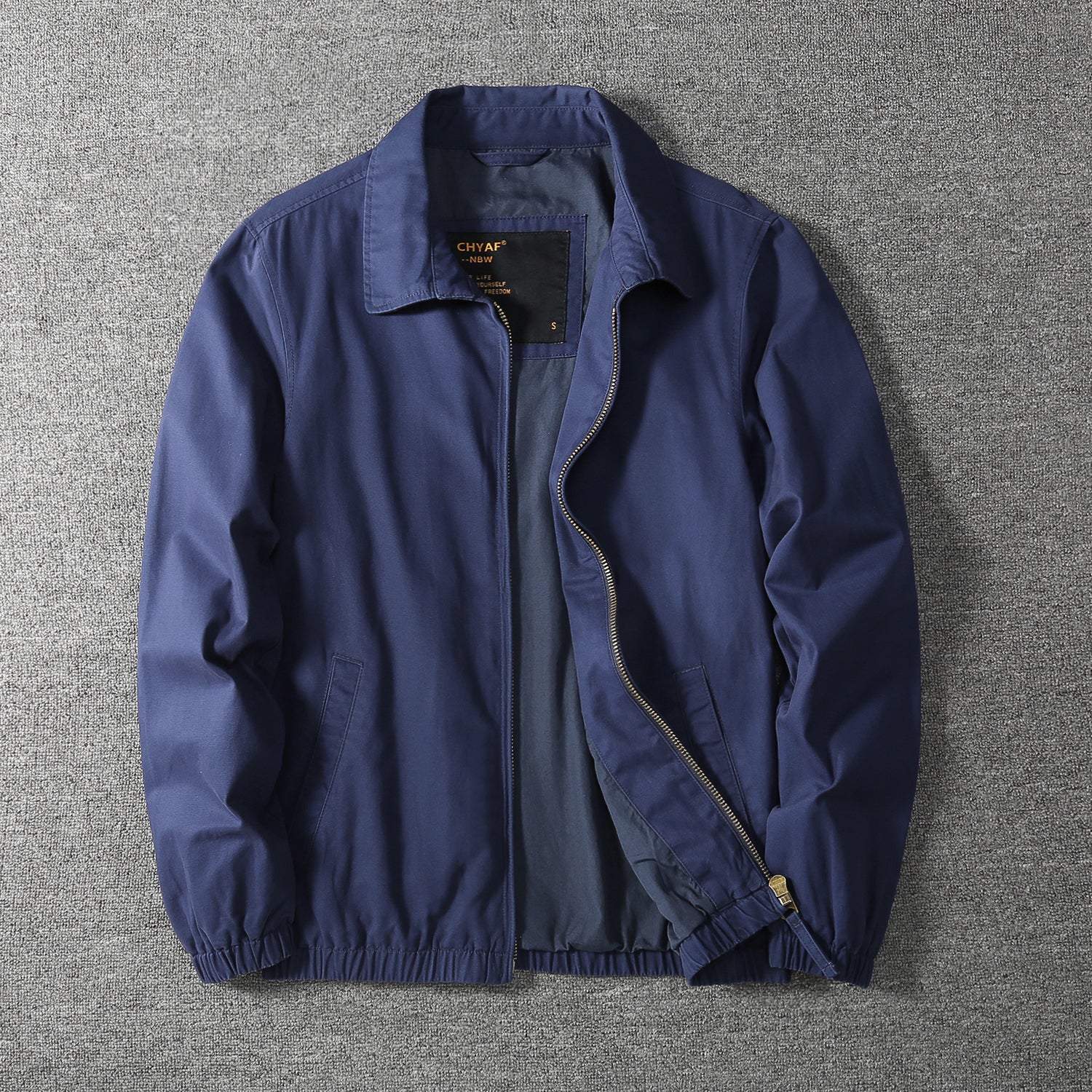 Washed Pure Cotton Solid Color jacket