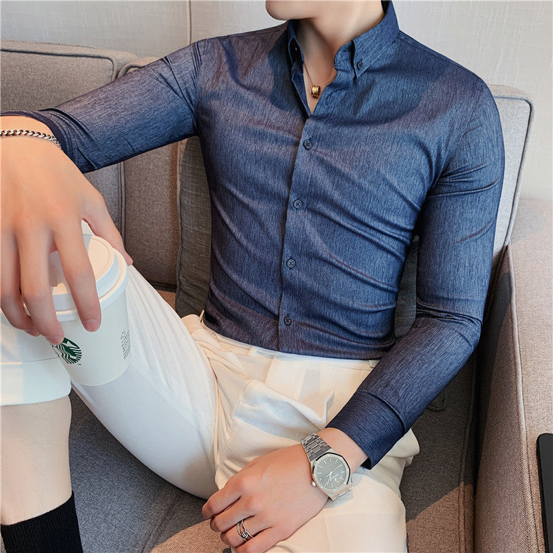 Slim-fit Business Bottoming Shirt