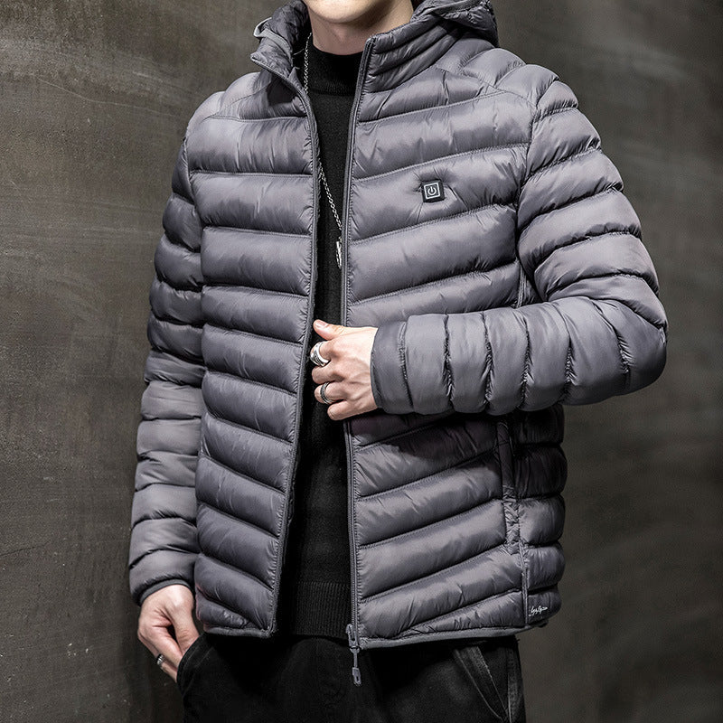 Men's Winter Coat Jacket Plus Fleece For Light And Warmth