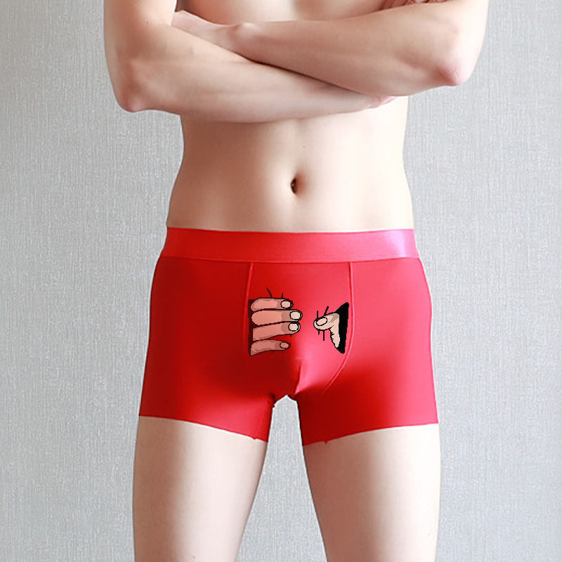 Summer Ice Silk Creative Men's Underwear