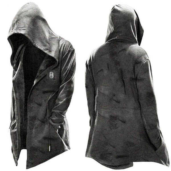 Men's Casual Hooded cloak
