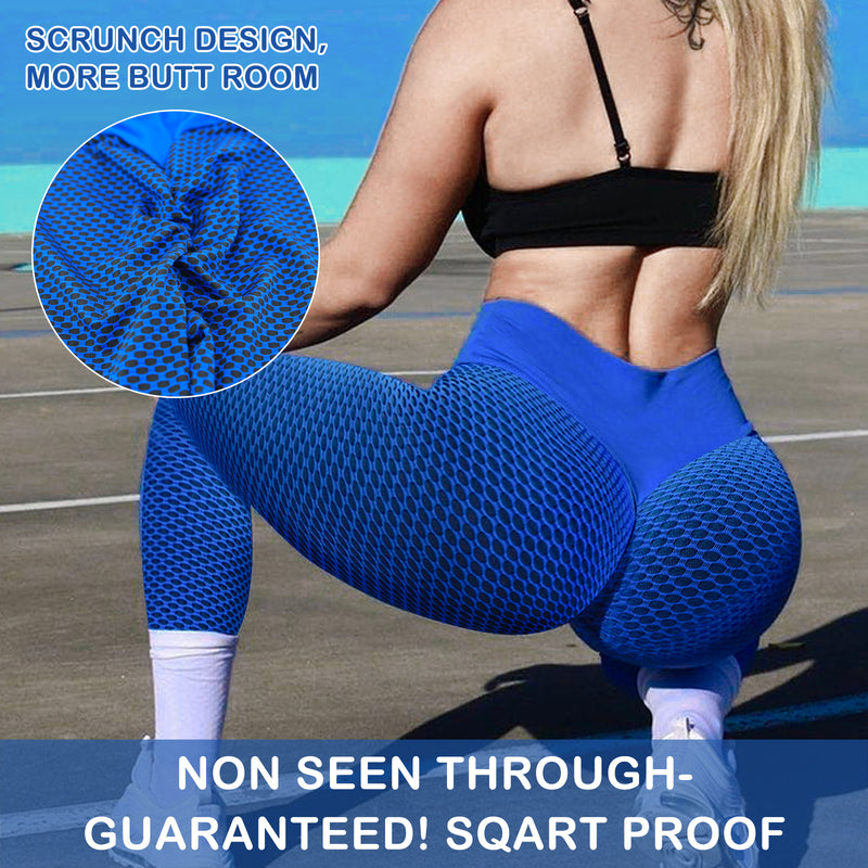 Women Butt Lifting Workout Tights Plus Size Sports High Waist Yoga Pants