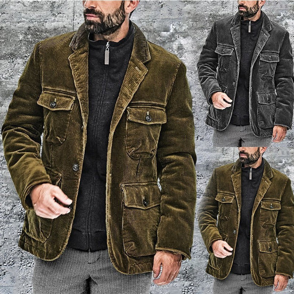 Men's Casual Temperament Pure Lining Jacket