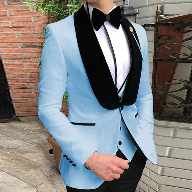 Men's Suit Three-piece Set