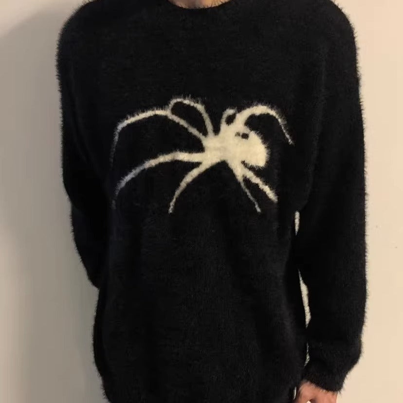 Maglione di design speciale di alta qualità e sciolto Spider