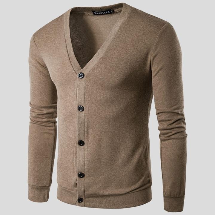 Semplice giacca casual da uomo in maglia