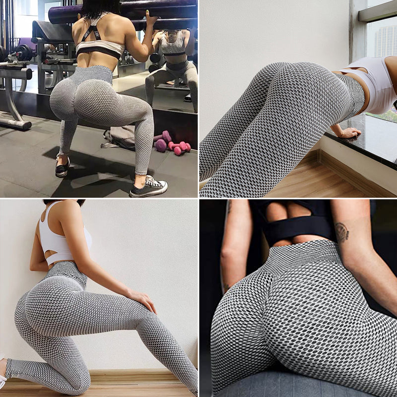 Mallas de entrenamiento para levantamiento de glúteos para mujer, pantalones deportivos de talla grande para Yoga de cintura alta